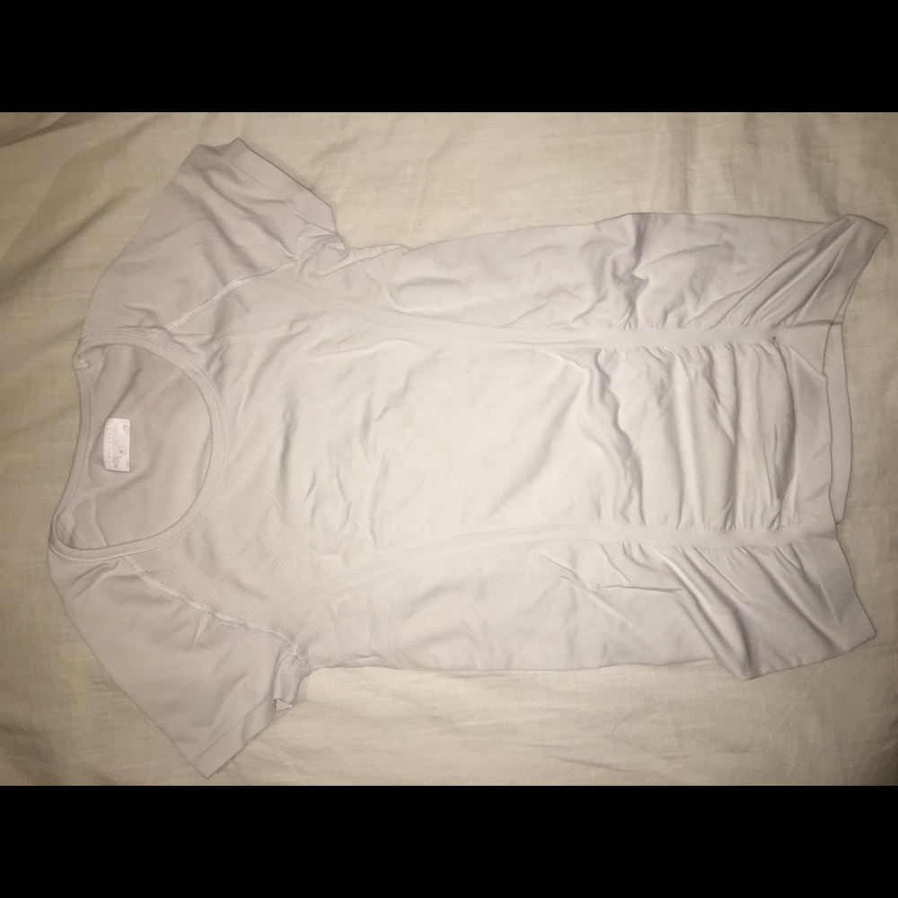 Athletic white top